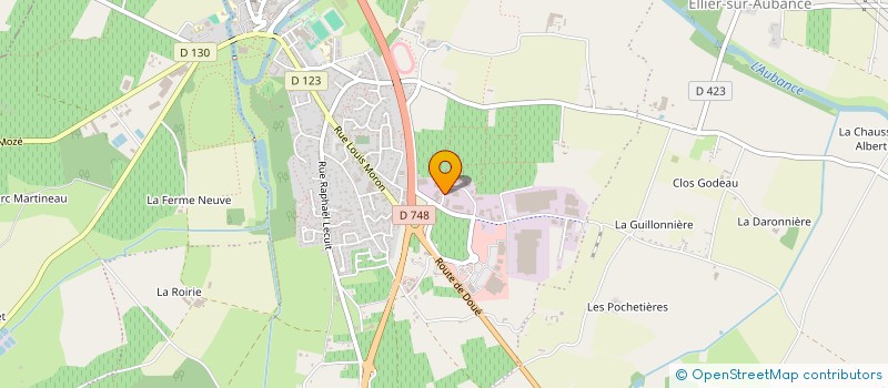 localisation de l'entreprise GFA DE LA GAGNERIE  LES GARENNES SUR LOIRE