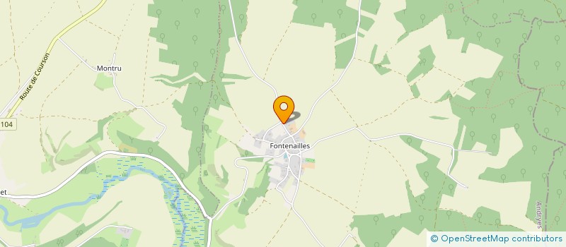 localisation de l'entreprise GFA DE LA GALONNERIE  ANDRYES