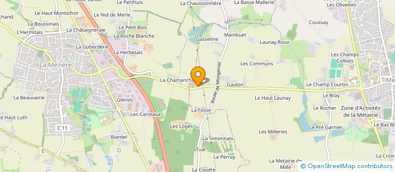 localisation de l'entreprise GFA DE LA GARBOTAIS  MELESSE