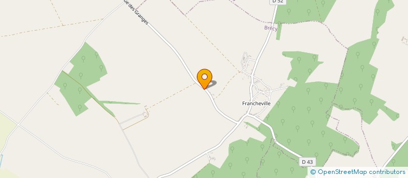 localisation de l'entreprise GFA DE LA GARENNE  BRECY