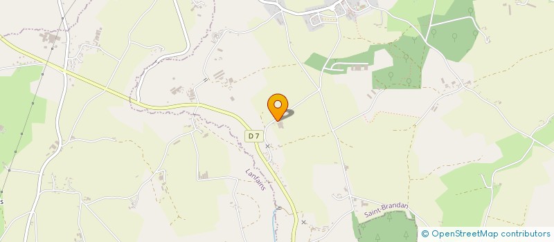 localisation de l'entreprise GFA DE LA GARENNE ES CARDINAUX  SAINT-BRANDAN