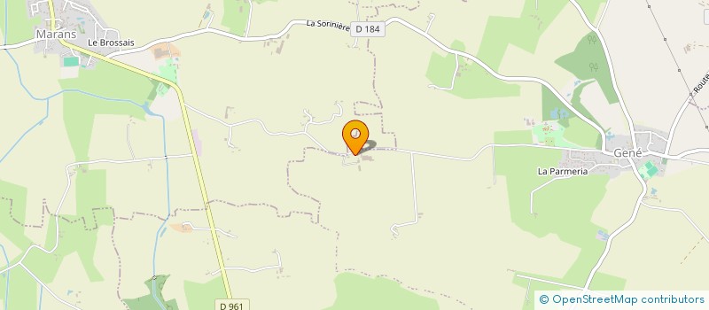 localisation de l'entreprise GFA DE LA GENDRAIE  ERDRE-EN-ANJOU