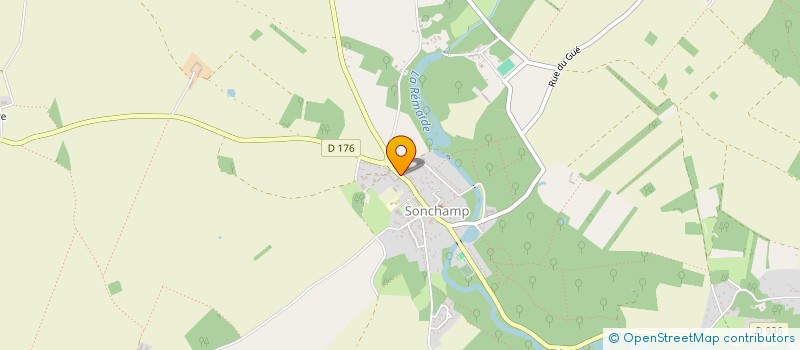 localisation de l'entreprise GFA DE LA GENETIERE  SONCHAMP