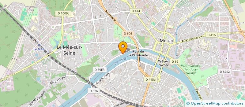 localisation de l'entreprise GFA DE LA GENETRIERE  LE MEE-SUR-SEINE