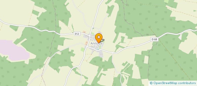 localisation de l'entreprise GFA DE LA GLANEUSE  ANNOUX