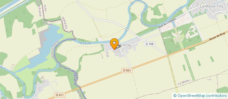 localisation de l'entreprise GFA DE LA GLORIETTE  COURCEROY