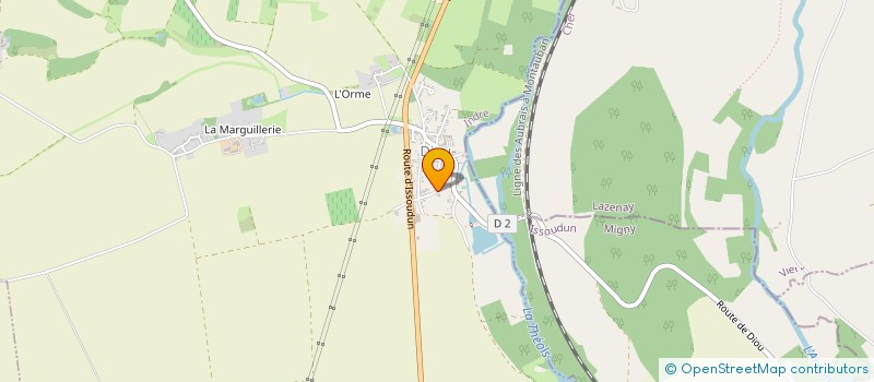 localisation de l'entreprise GFA DE LA GLORIETTE à DIOU