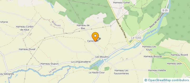 localisation de l'entreprise GFA DE LA GORETRIE à LE VAST