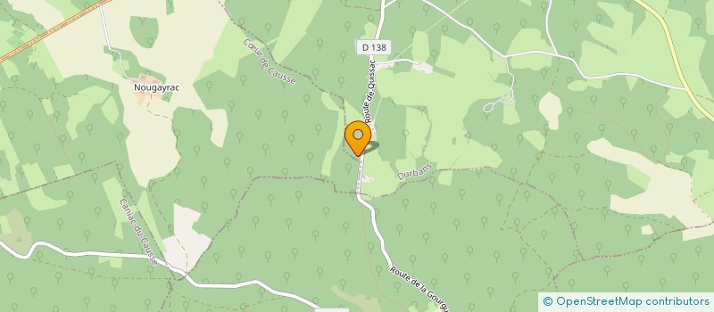 localisation de l'entreprise GFA DE LA GOURGUE  DURBANS