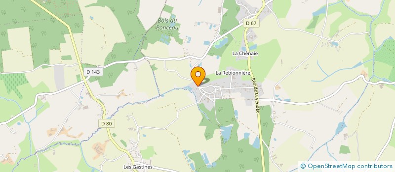 localisation de l'entreprise GFA DE LA GRANDE BATRIE  MAUGES-SUR-LOIRE