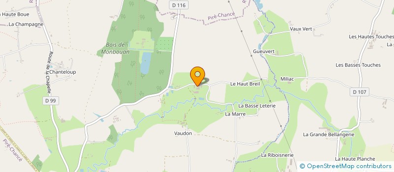 localisation de l'entreprise GFA DE LA GRANDE BULINIERE  MOULINS