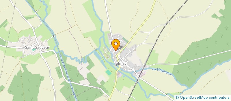 localisation de l'entreprise GFA DE LA GRANDE VIGNE  TALMAY