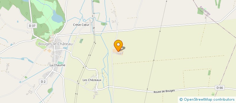 localisation de l'entreprise GFA DE LA GRANGE BRIMAU à BOUGES-LE-CHATEAU