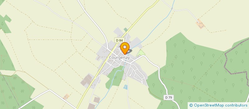 localisation de l'entreprise GFA DE LA GRENOUILLERE à COURGENAY
