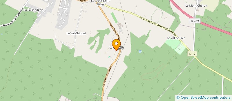 localisation de l'entreprise GFA DE LA GRISERIE  SAINT-GATIEN-DES-BOIS