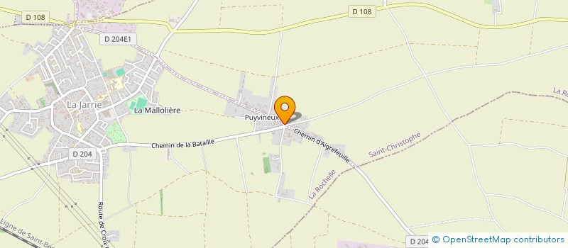 localisation de l'entreprise GFA DE LA GROIE  SAINTE-SOULLE