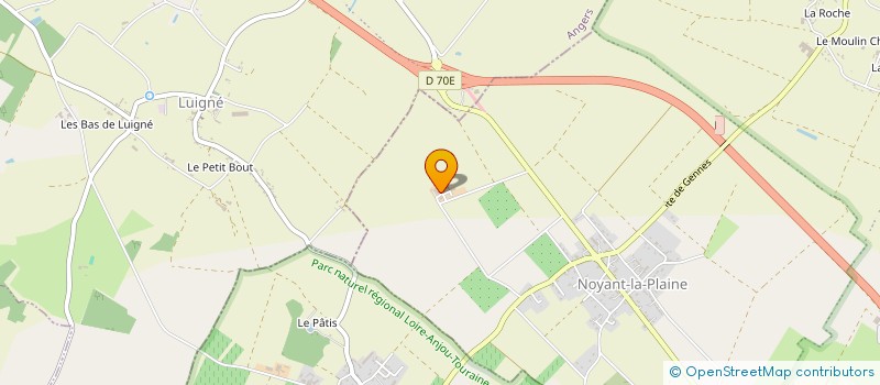 localisation de l'entreprise GFA DE LA GUINAIE  TUFFALUN