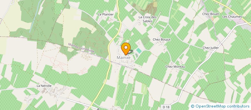 localisation de l'entreprise GFA DE LA GUIRLANDE à MERIGNAC