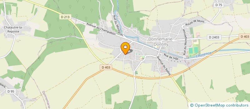 localisation de l'entreprise GFA DE LA HAIE JUTARD  GURCY-LE-CHATEL