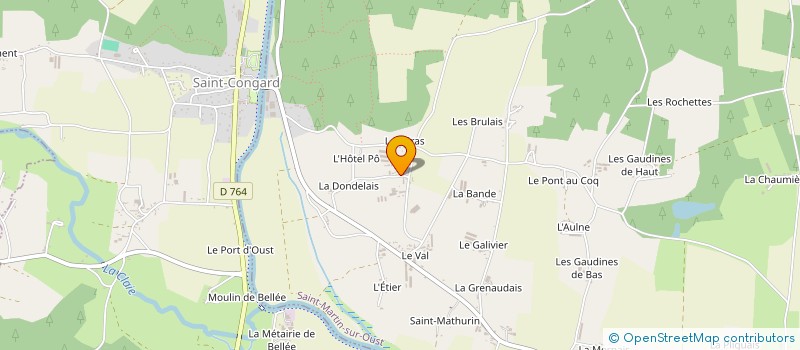 localisation de l'entreprise GFA DE LA HAUTE COLLINE  SAINT-MARTIN-SUR-OUST