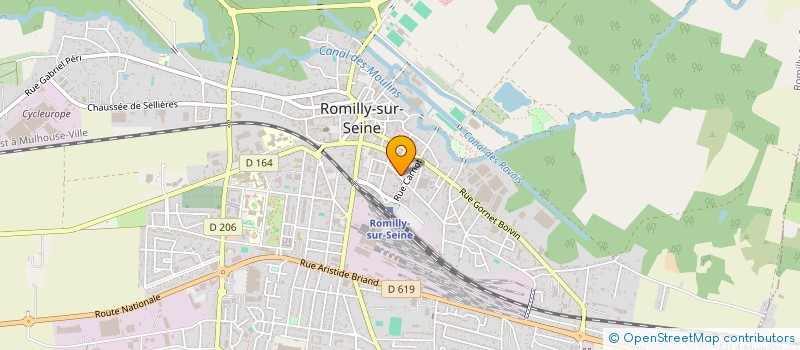 localisation de l'entreprise GFA DE LA HAUTE ROUE  ROMILLY-SUR-SEINE