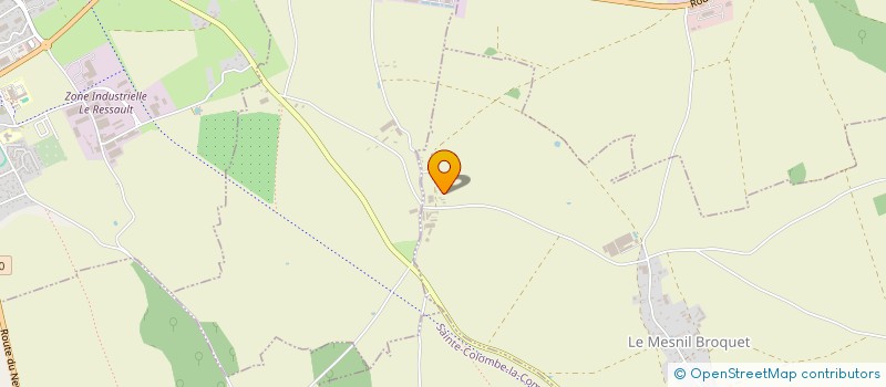 localisation de l'entreprise GFA DE LA HAYE DU THEIL  SAINT-AUBIN-D'ECROSVILLE