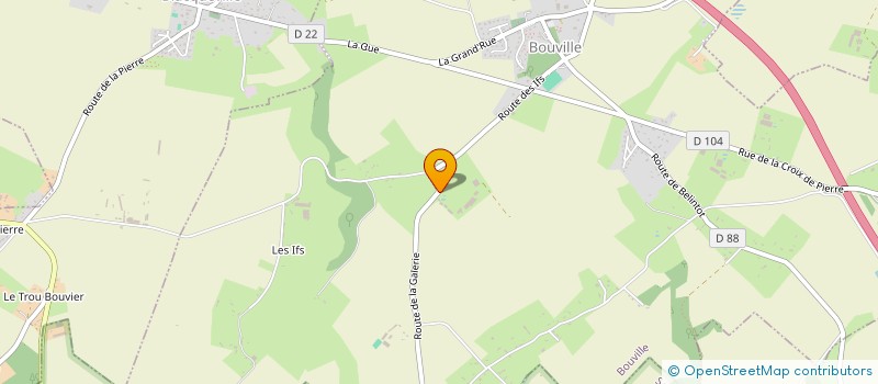 localisation de l'entreprise GFA DE LA HINANNIERE à BOUVILLE