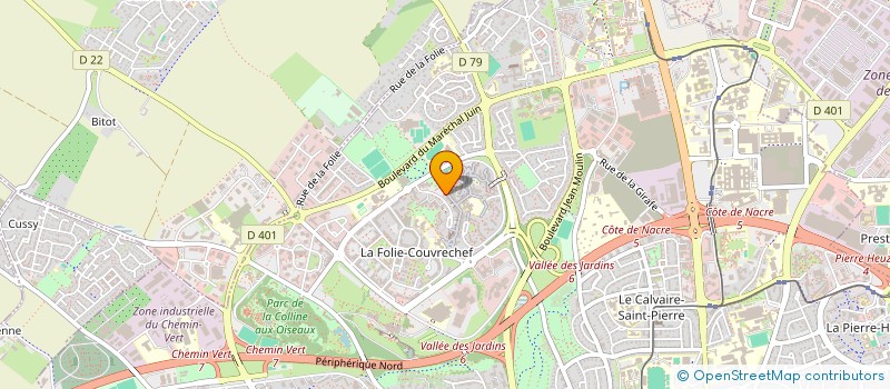 localisation de l'entreprise GFA DE LA HOUDENGUERIE  CAEN