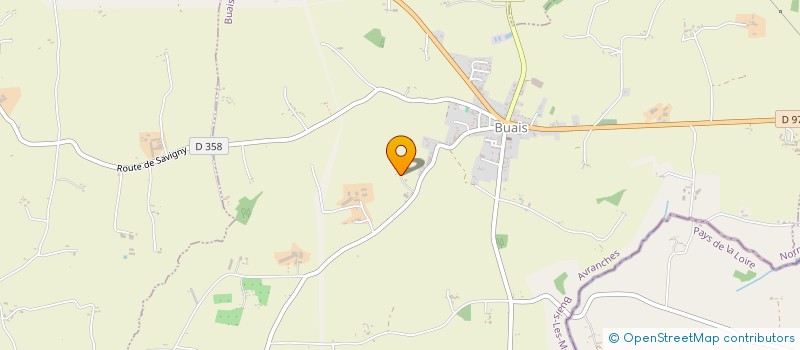 localisation de l'entreprise GFA DE LA JARRIAIS  BUAIS-LES-MONTS