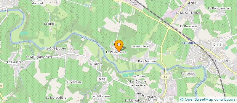 localisation de l'entreprise GFA DE LA JOCONDE  LE PALLET