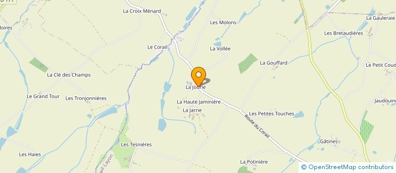 localisation de l'entreprise GFA DE LA JOURIE à LYS-HAUT-LAYON