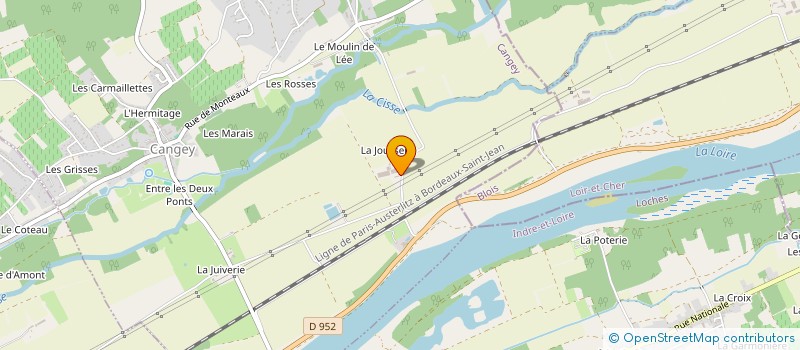 localisation de l'entreprise GFA DE LA JOUSSERIE  CANGEY