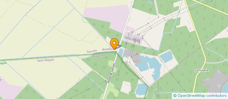 localisation de l'entreprise GFA DE LA LAGUNE VINATIERE  SAUCATS