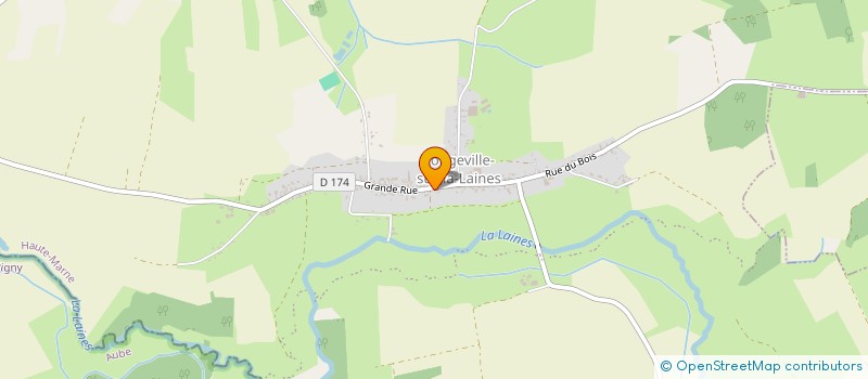 localisation de l'entreprise GFA DE LA LAINES à RIVES DERVOISES