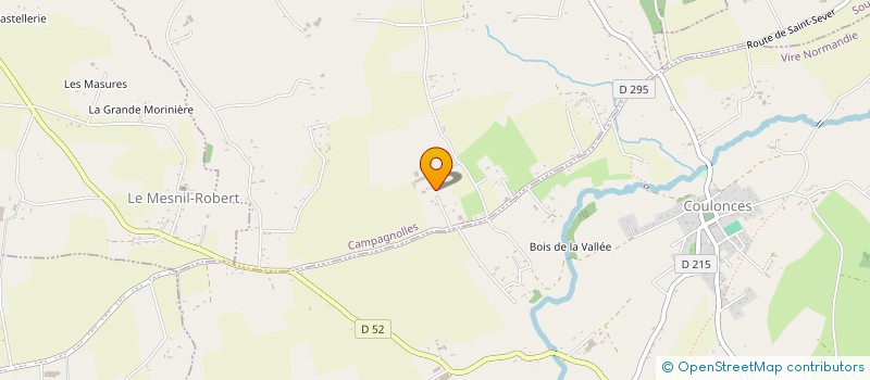 localisation de l'entreprise GFA DE LA LAMBERDIERE DE HAUT  VIRE-NORMANDIE