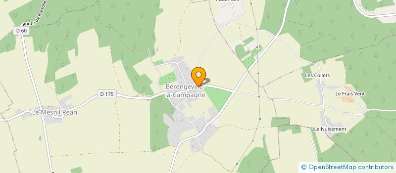 localisation de l'entreprise GFA DE LA LANDE DE BERENGEVILLE  BERENGEVILLE-LA-CAMPAGNE
