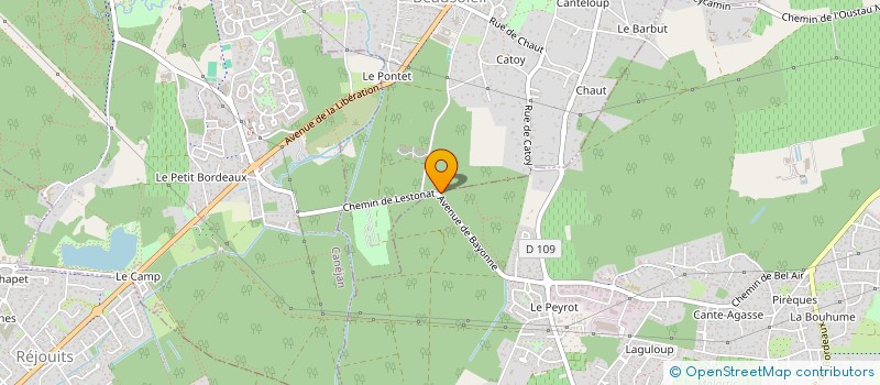 localisation de l'entreprise GFA DE LA LANDE DU CHATEAU  GRADIGNAN