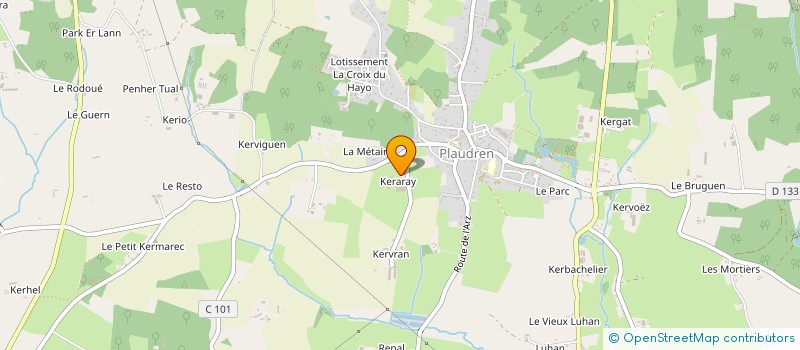 localisation de l'entreprise GFA DE LA LIBERTE  PLAUDREN