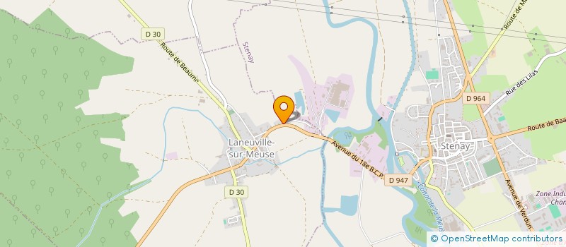 localisation de l'entreprise GFA DE LA LIEUSE  LANEUVILLE-SUR-MEUSE