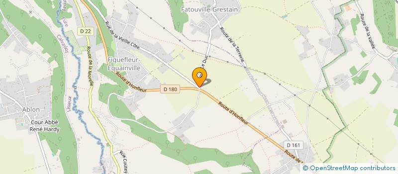 localisation de l'entreprise GFA DE LA LOGE  MANNEVILLE-LA-RAOULT