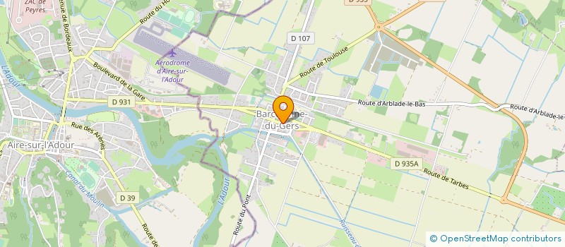 localisation de l'entreprise GFA DE LA MAGINE  BARCELONNE-DU-GERS