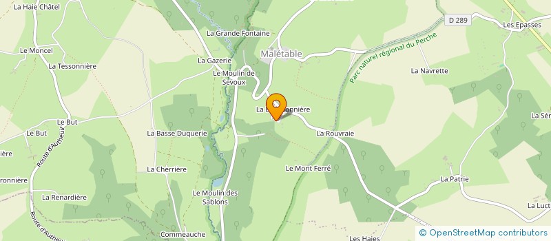 localisation de l'entreprise GFA DE LA MAISON BERTRE  SAINT-GERMAIN-LA-BLANCHE-HERBE