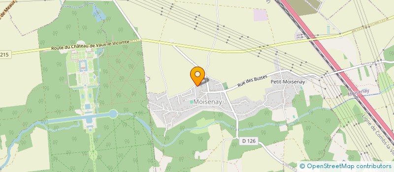 localisation de l'entreprise GFA DE LA MAISON BLANCHE  MOISENAY