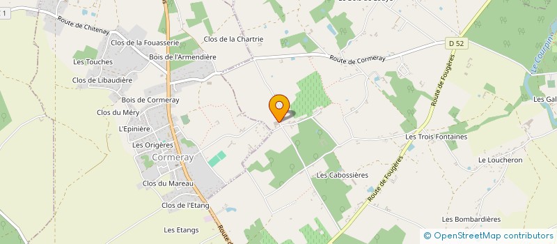 localisation de l'entreprise GFA DE LA MAISON NEUVE  CHEVERNY