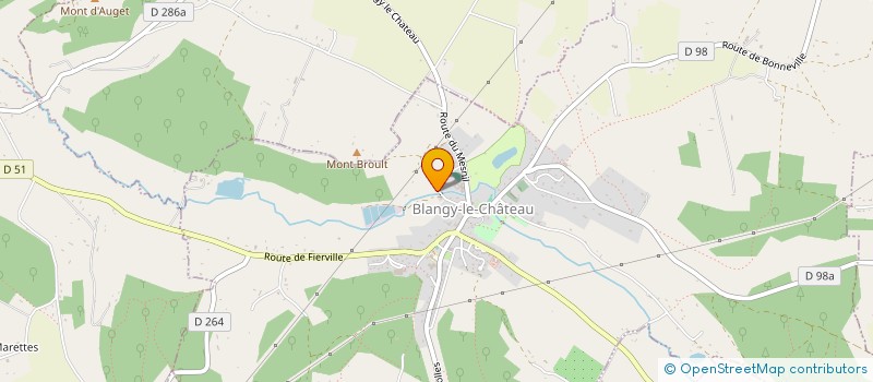 localisation de l'entreprise GFA DE LA MAISON ROUGE à BLANGY-LE-CHATEAU