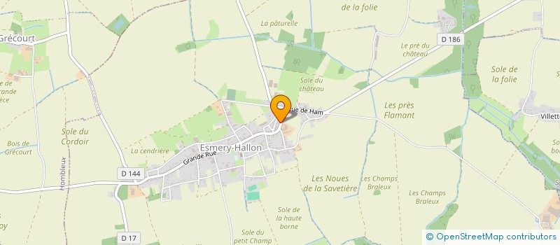 localisation de l'entreprise GFA DE LA MALENGAGNE  OFFOY