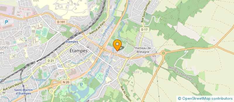 localisation de l'entreprise GFA DE LA MALMAISON  ETAMPES