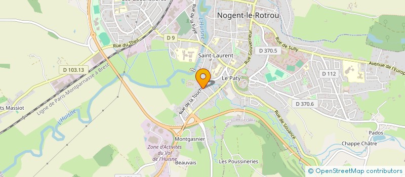 localisation de l'entreprise GFA DE LA MALSAUTIERE à NOGENT-LE-ROTROU