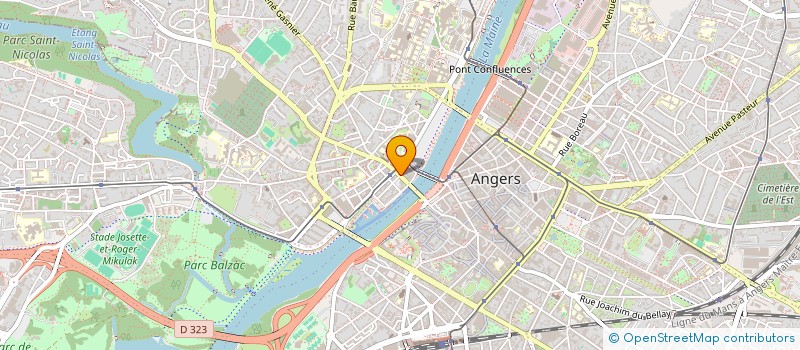 localisation de l'entreprise GFA DE LA MARBONNAIE à ANGERS