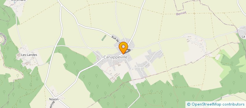 localisation de l'entreprise GFA DE LA MARE DU FRESNE  CANAPPEVILLE